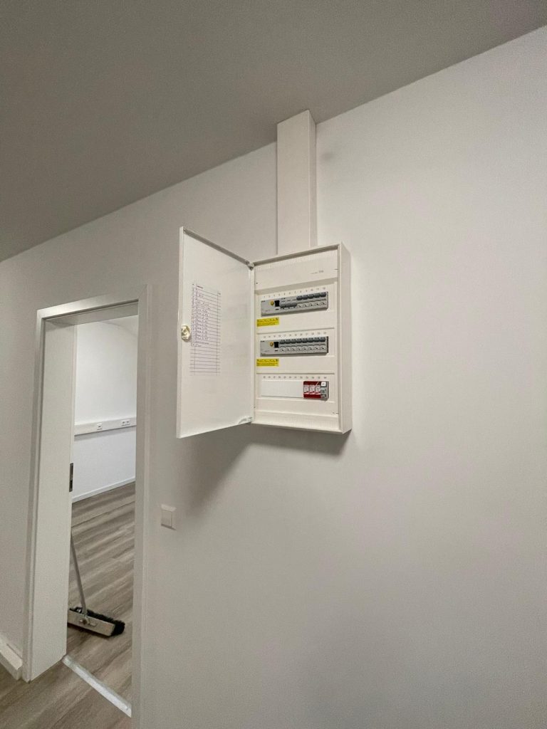 Eingebaute Elektroverteilung
